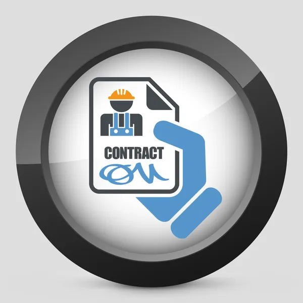 Profesionální kontrakt — Stockový vektor