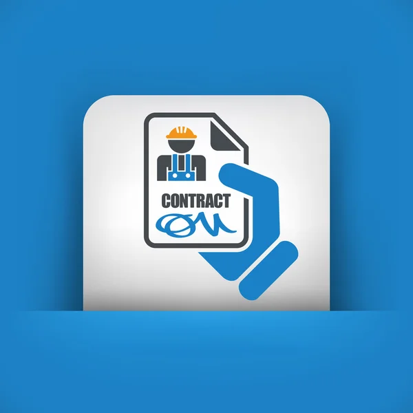 Contrat professionnel — Image vectorielle