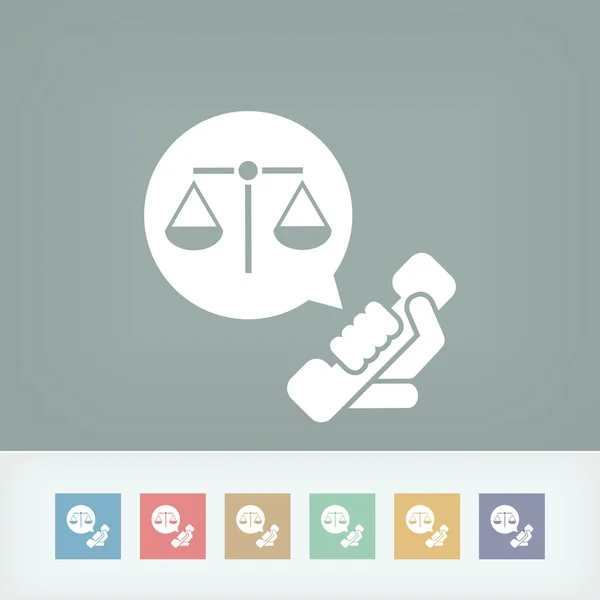 Legal assistance icon Stock Vector Image by ©MyVector 45969979