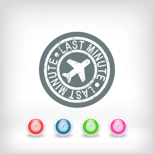 Last minute airline offer — Stock Vector