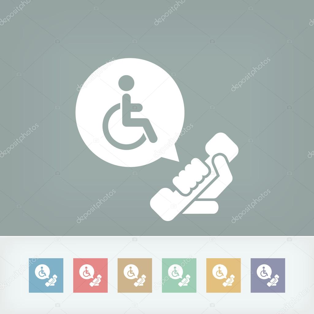 Handicap assistance line