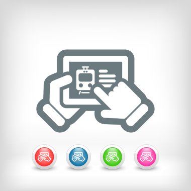 Seyahat Acentası Web sitesinde tablet