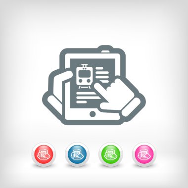 Seyahat Acentası Web sitesinde tablet