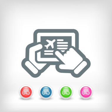 havayolu şirketinin Web seyahat