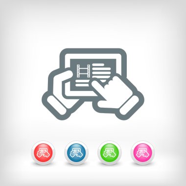 film tablet üzerinde