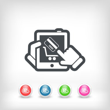 Web alışveriş simgesi