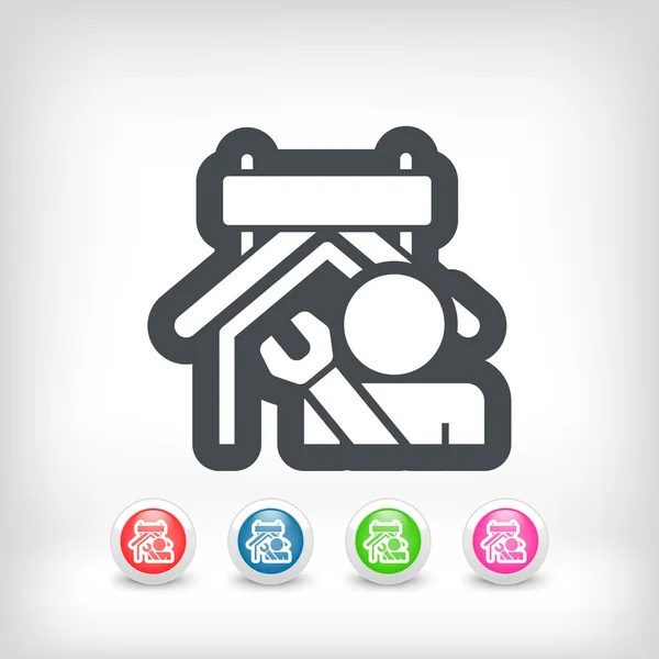 Industry concept icon — Stock Vector