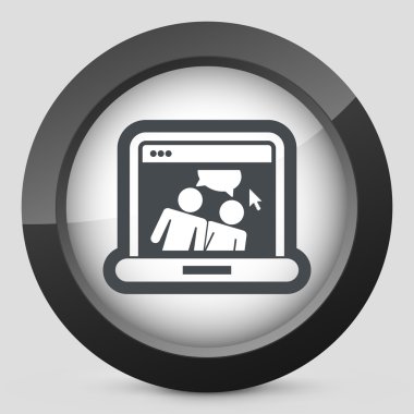 Web sohbet simgesi