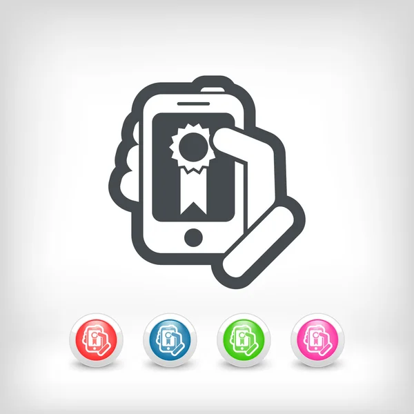 Best device icon — Stock Vector