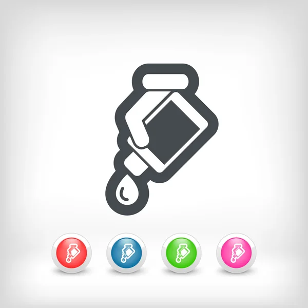 Drop bottle — Stock Vector