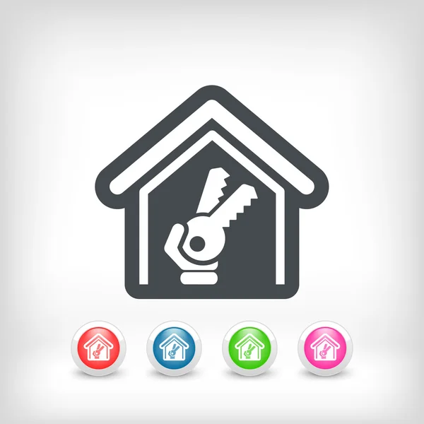 House key icon — Stock Vector