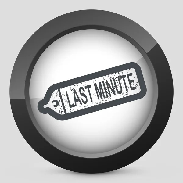 Last-minute etiket — Stockvector
