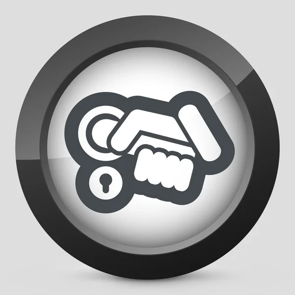 Open handle icon — Stock Vector