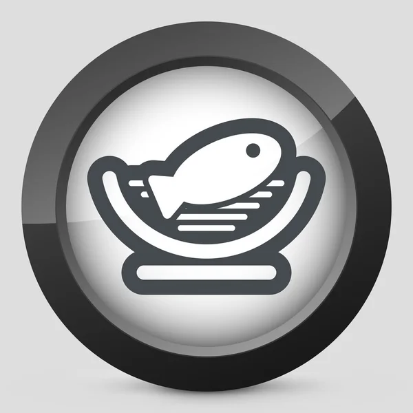 Danie ikony ryby — Wektor stockowy