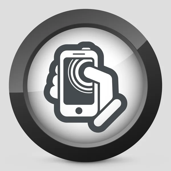 Icona touchscreen smartphone — Vettoriale Stock