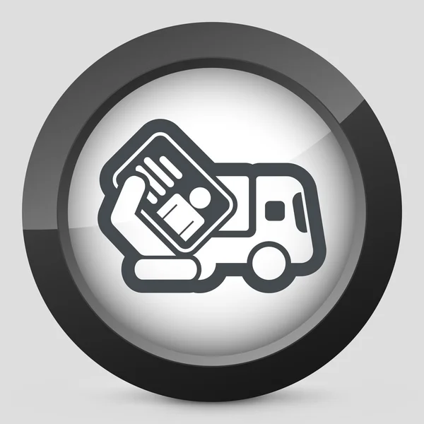 Truck document icon — Stock Vector