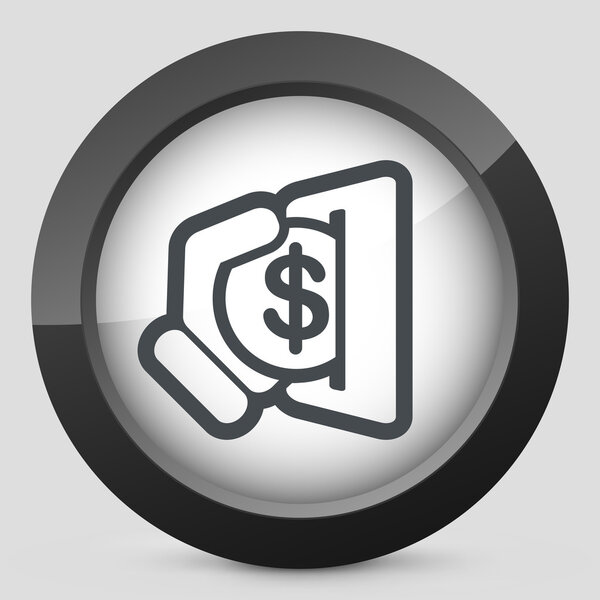 Business coin icon