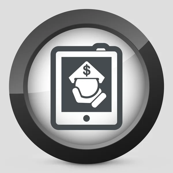 Icono de la tienda de tabletas — Vector de stock