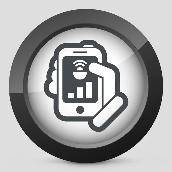 Icono de conexión Smartphone — Vector de stock