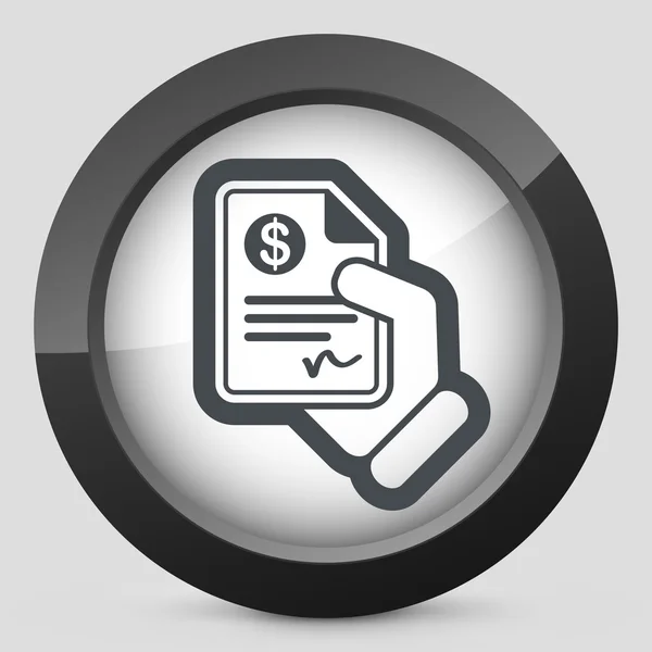 Payment document — Stockvector