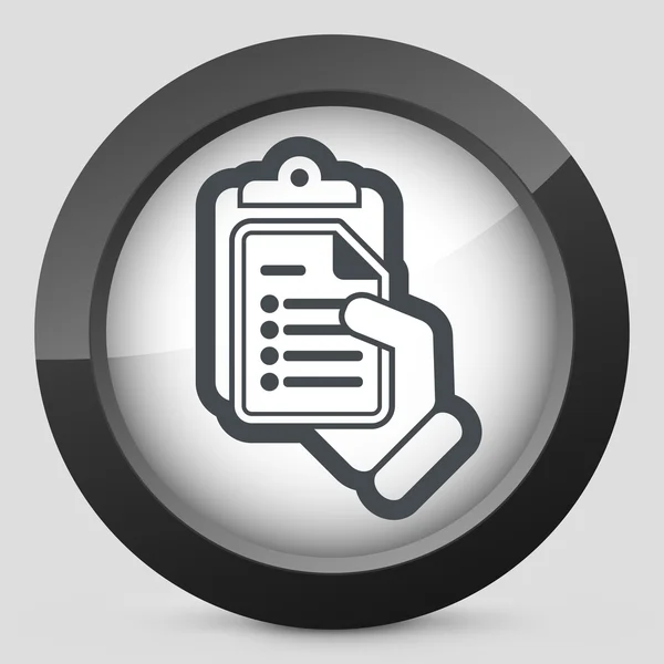 Documento icono — Vector de stock