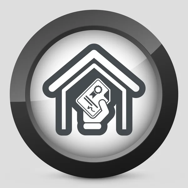 Certificat de domicile — Image vectorielle