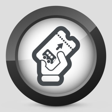 otobüs bileti simgesi