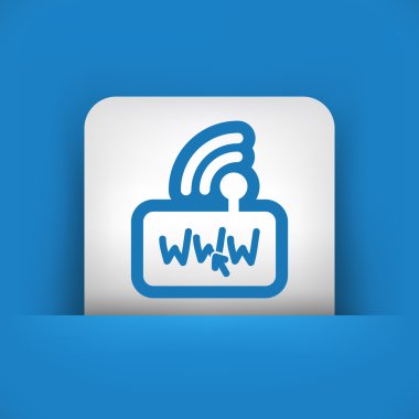 internet modem simgesini