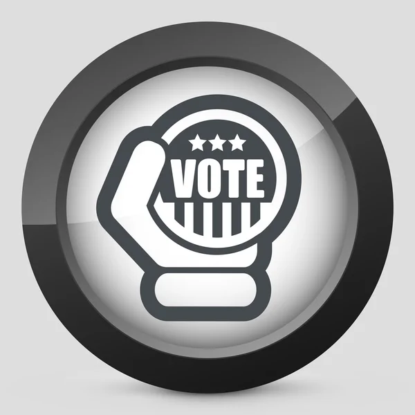 Icono de voto — Vector de stock