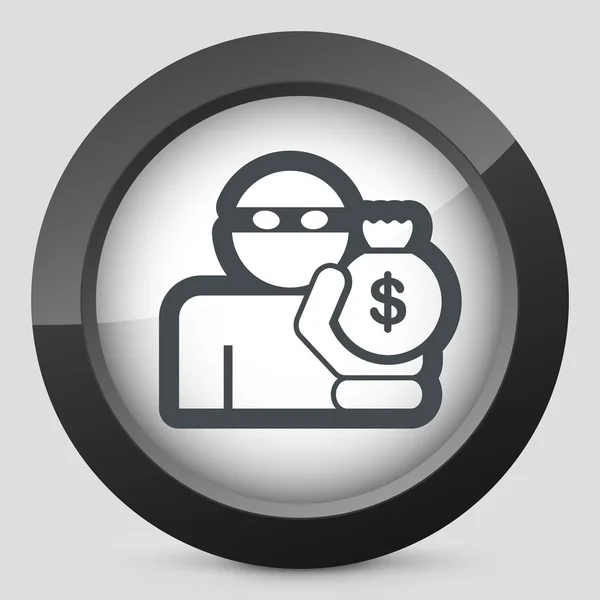 Thief icon — Stock Vector