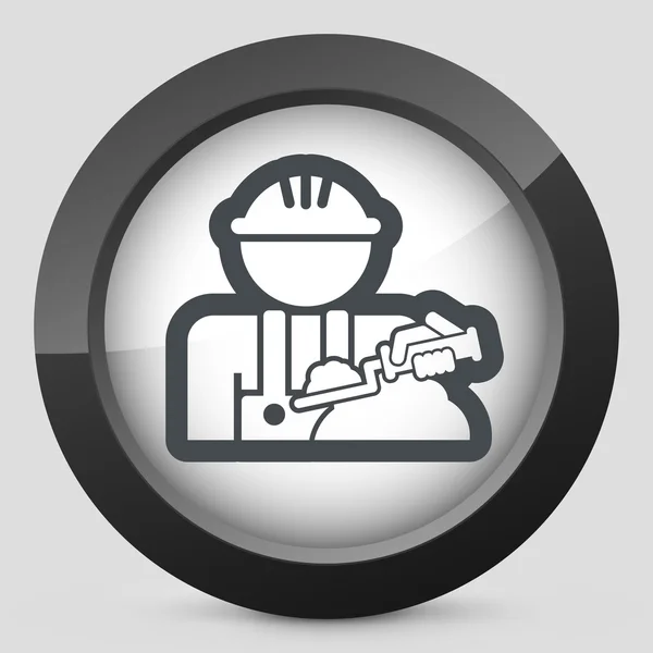 Worker icon — Stock Vector