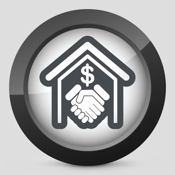 Banking overeenkomst pictogram — Stockvector