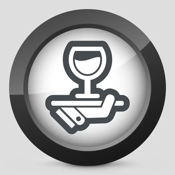 Icono de lista de vinos — Vector de stock