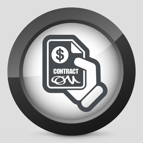 Contrat de paiement — Image vectorielle