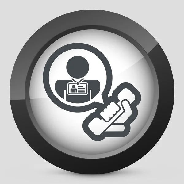 "Contacteer ons "icon — Stockvector