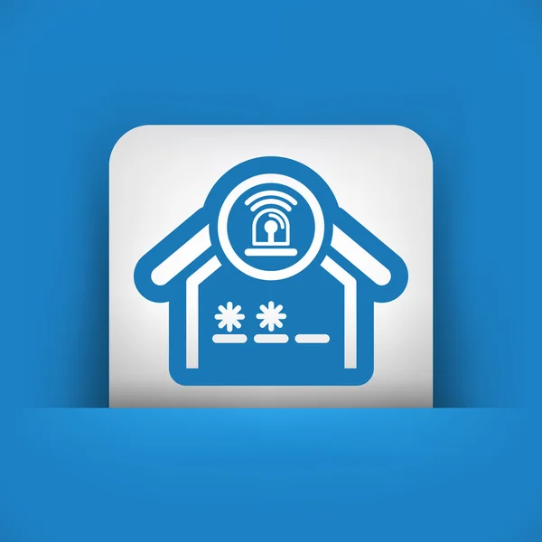 House alarm icon — Stock Vector