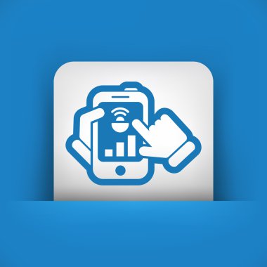 akıllı telefon bağlantı simgesi