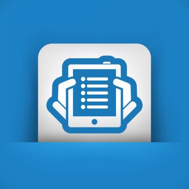 Tablet liste simgesi