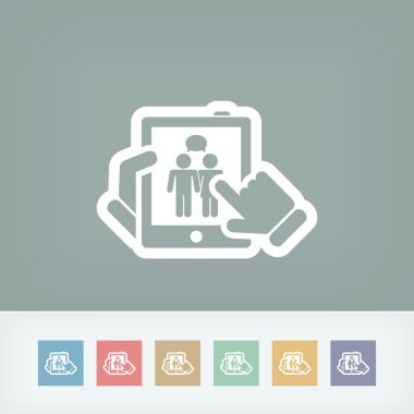 Tablet üzerinde sohbet