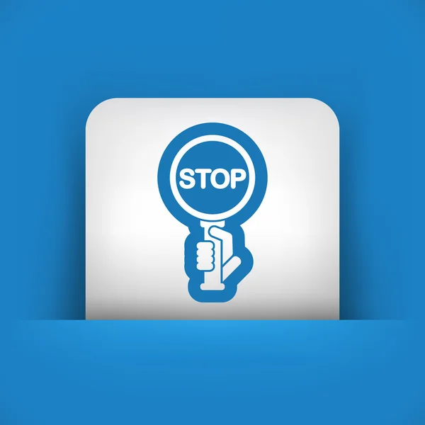 Stop signaal — Stockvector