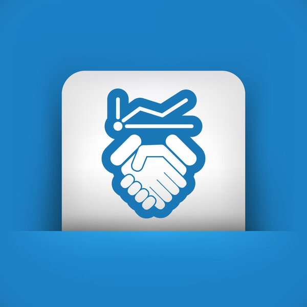 Значок увеличения бизнеса
