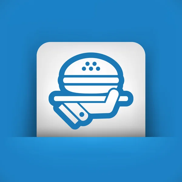 Fast food menu icon — Stock Vector