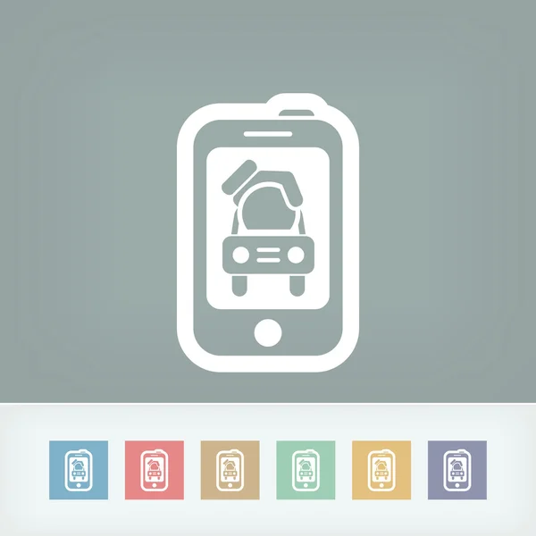 Auto mobile pictogram — Stockvector