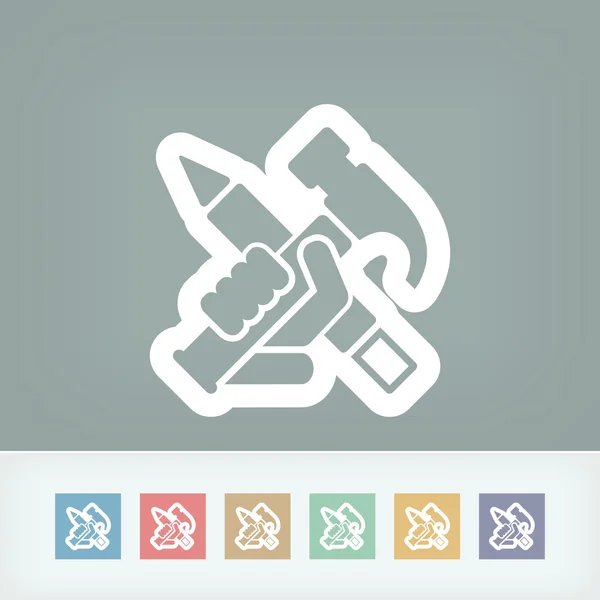 Work tools icon — Stock Vector