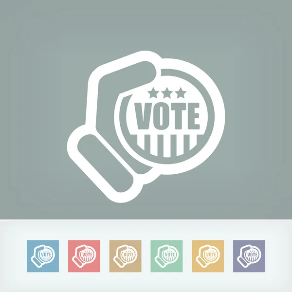Icona di voto — Vettoriale Stock