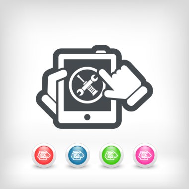 akıllı telefon ayarı simgesi