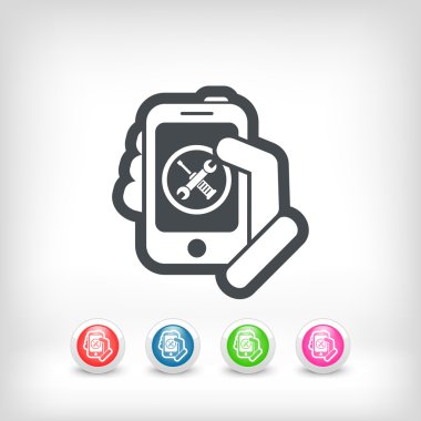 akıllı telefon ayarı simgesi