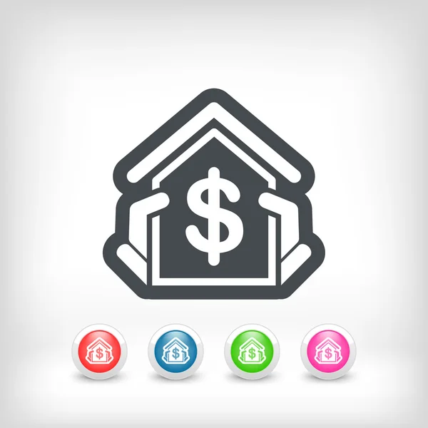 Real estate icon — Stock Vector