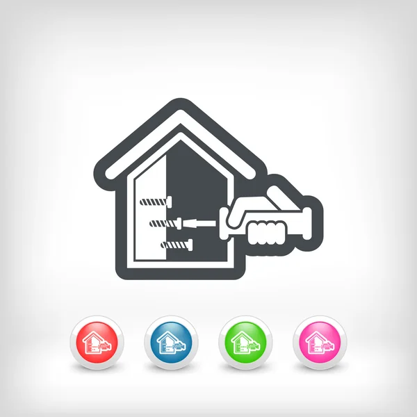 Home repair icon — Stock Vector