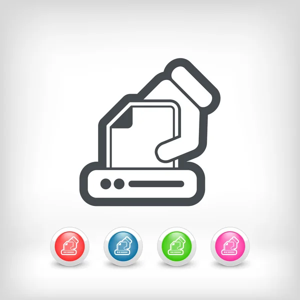 Printer icon — Stock Vector